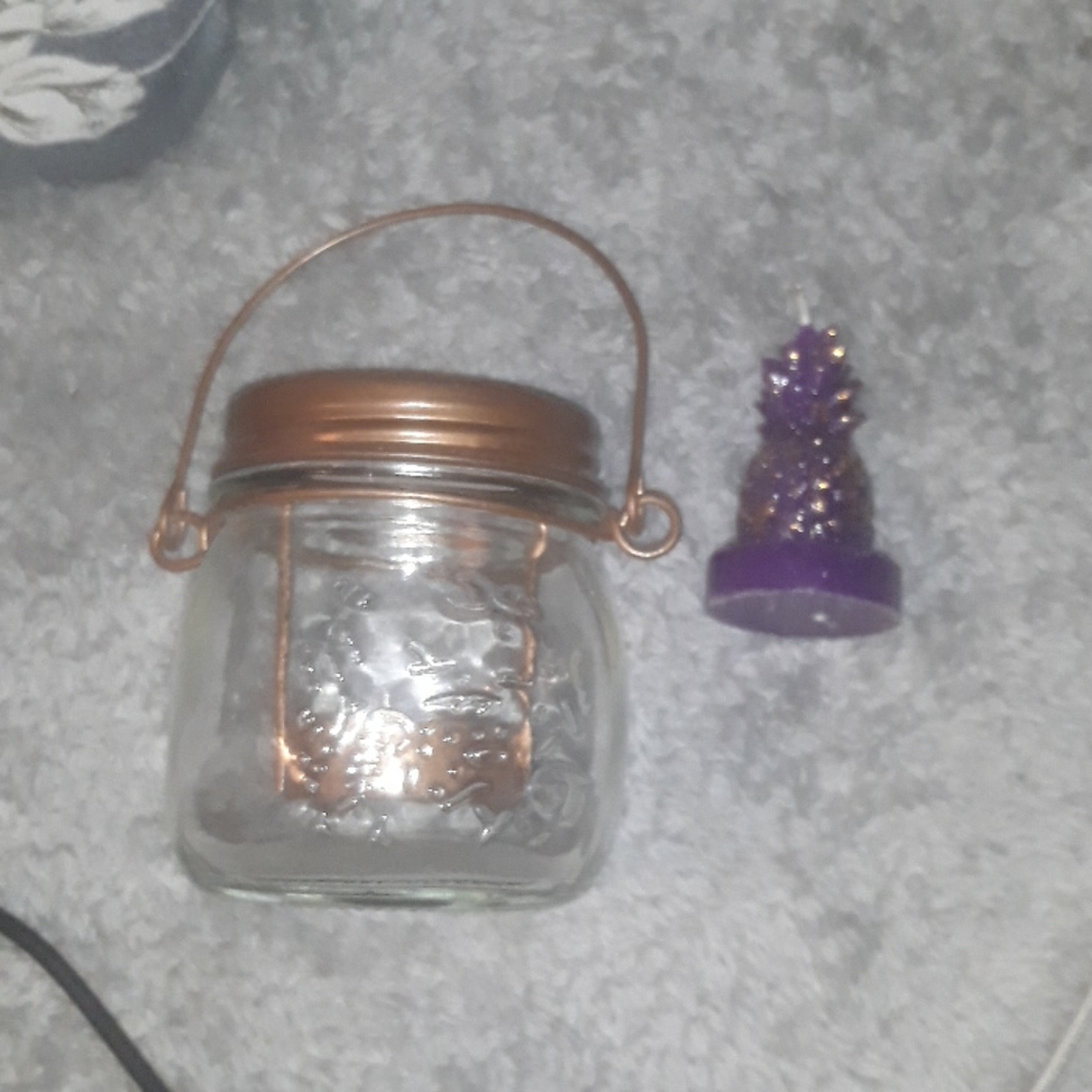 Candle and a candle holder